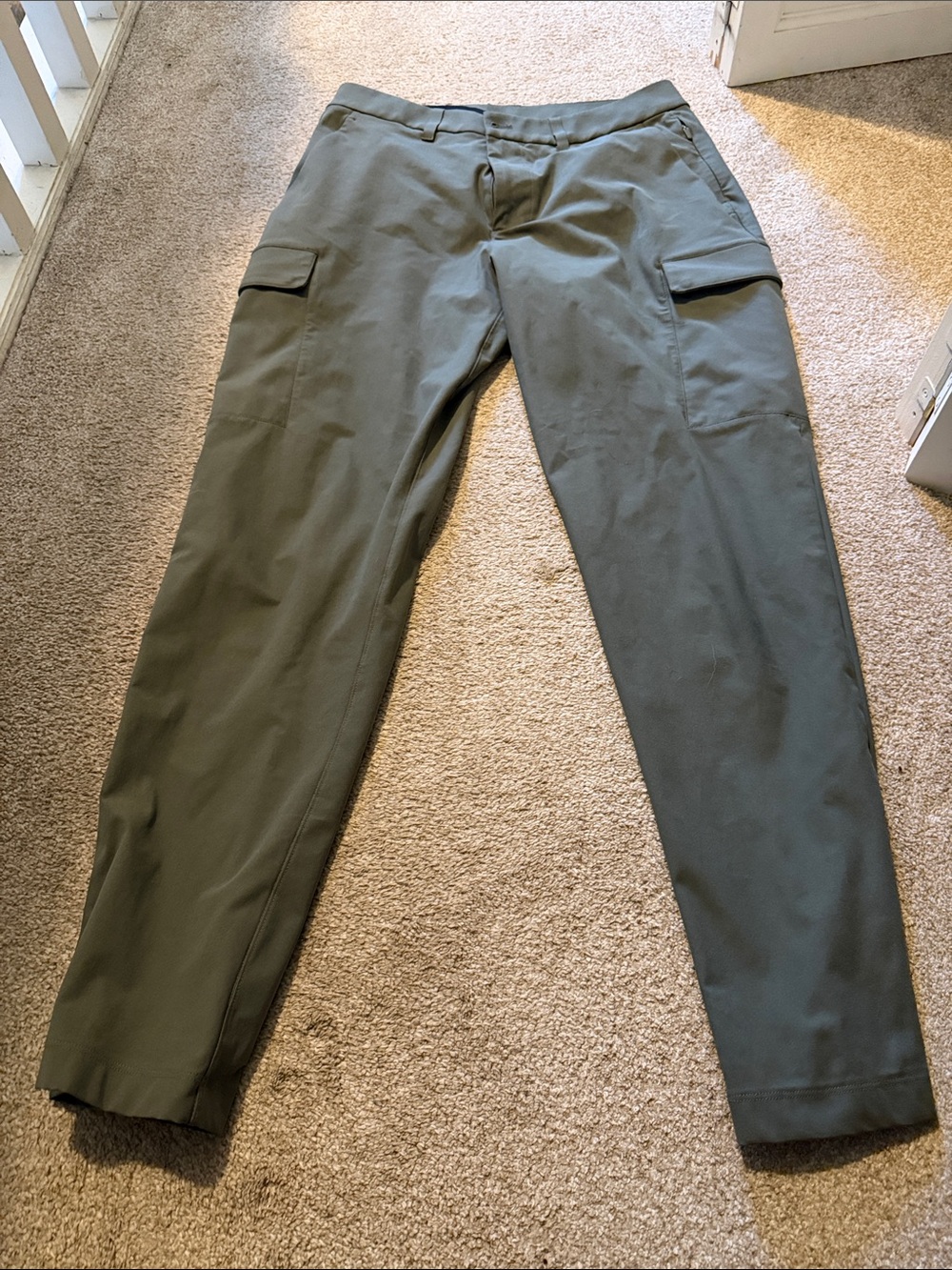 lululemon athletica warpstreme Olive Green Men's Cargo Pants